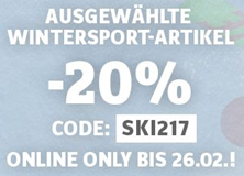 Bild zu SportScheck: 20% Extra Rabatt auf ausgewählte Wintersport-Artikel