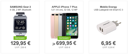 Bild zu Die Allyouneed.com Tagesangebote, z.B. [Demoware] Apple iPhone 7 Plus für je 699,95€