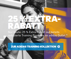 Bild zu adidas: Sale mit bis zu 50% Rabatt + 25% Extra Rabatt auf Trainingsartikel
