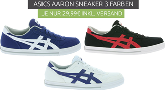 Bild zu Asics Aaron Sneaker in 3 Farben für 29,99€ inklusive Versand