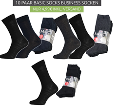 Bild zu 10 Paar Business Socken für 4,99€ inklusive Versand
