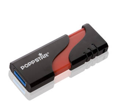 Bild zu 32 GB Poppstar flap USB 3.0 Stick für 10,90€