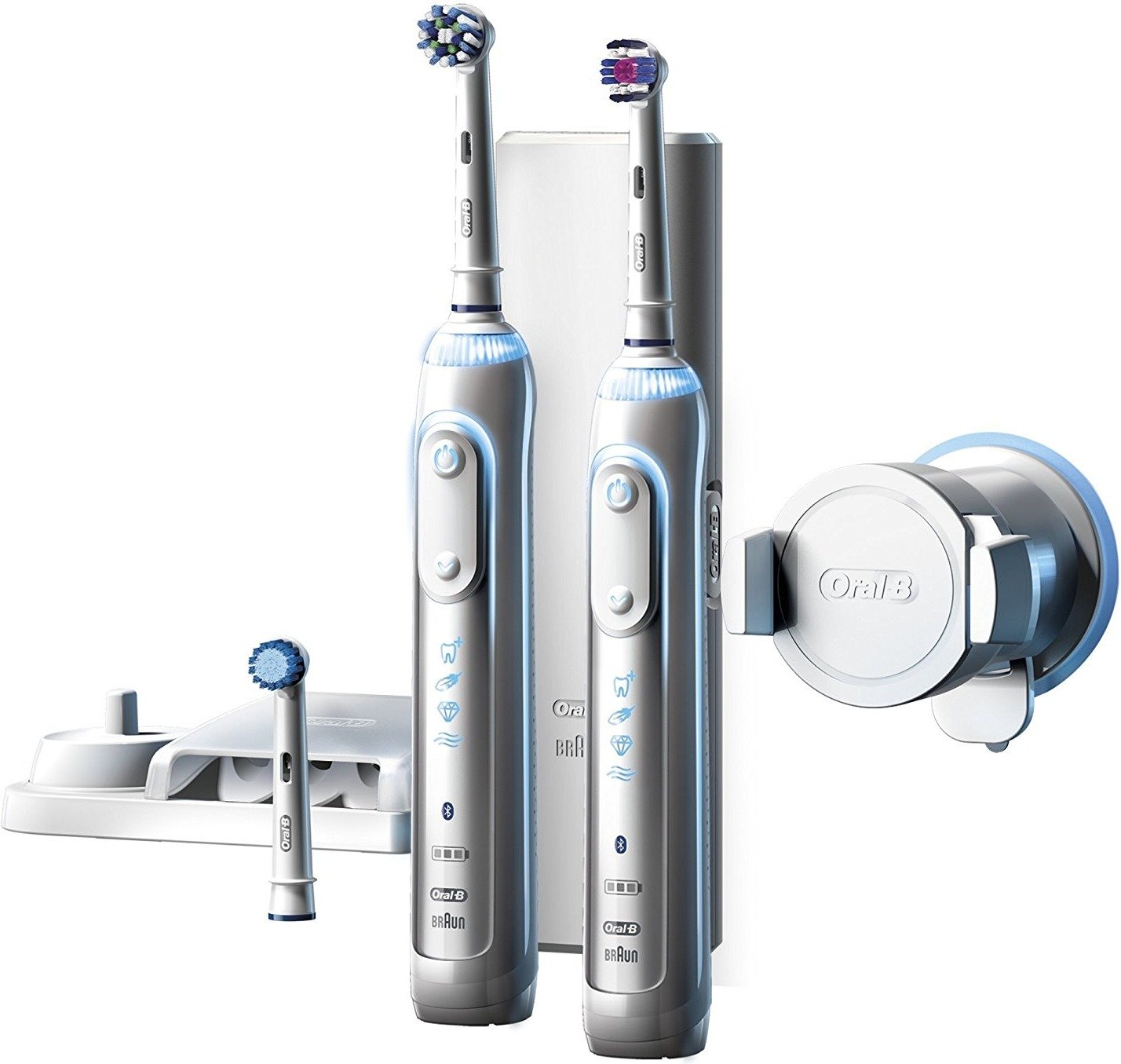 Bild zu Elektrische Zahnbürste Oral-B Genius 8900 mit 2. Handstück für 115,90€