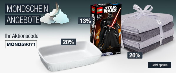 Bild zu Galeria Kaufhof Mondschein Angebote, z.B. 13% Rabatt auf Lego Star Wars