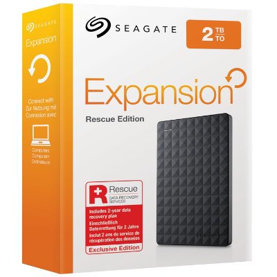 Bild zu Externe Festplatte Seagate Expansion Portable Rescue Edition (2 TB) für 75€