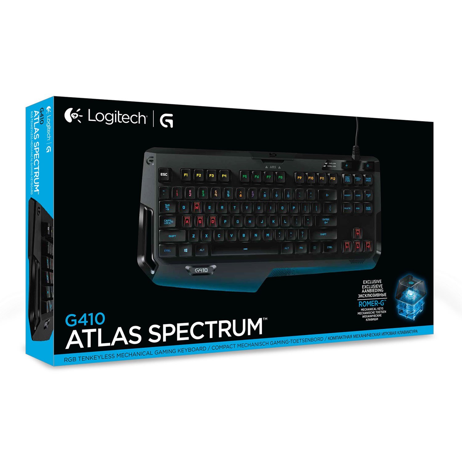 Bild zu Gaming-Tastatur Logitech G410 Atlas Spectrum für 64,90€
