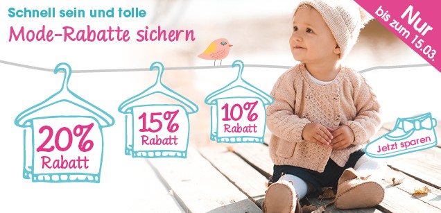 Bild zu Baby-Markt: 20% Rabatt auf Artikel in der Kategorie Mode