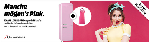 Bild zu Media Markt: Pink Week mit vielen verschiedenen pinkfarbenen Artikeln