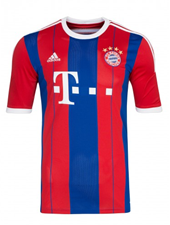 Bild zu adidas FC Bayern Home Herren Fußball-Trikot 2014/2015 (Gr. L) für 14,99€