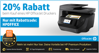 Bild zu Notebooksbilliger.de: 20% Rabatt beim Kauf eines HP Druckers