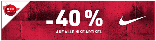 Bild zu My-Sportswear: 40% Rabatt auf alle Nike Artikel + kostenlose Lieferung
