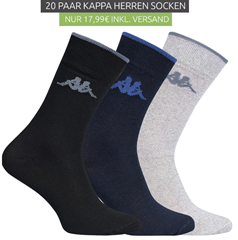 Bild zu 20 Paar Kappa Socken für 17,99€ inklusive Versand