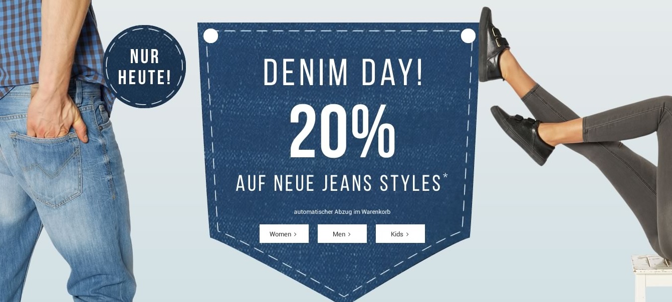 Bild zu Tom Tailor: 20% Rabatt auf alle regulären Jeans