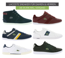 Bild zu Outlet46: verschiedene Lacoste Sneaker ab 39,99€