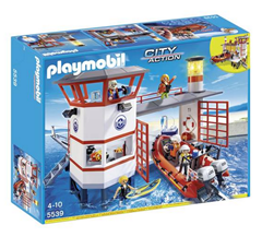 Bild zu Playmobil City Action – Küstenwachstation mit Leuchtturm (5539) für 33,94€