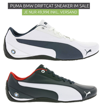 Bild zu PUMA BMW MS Drift Cat 5 NM Herren Sneaker für je 49,99€