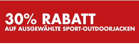 Bild zu Karstadt: 30% Rabatt auf ausgewählte Sport Outdoorjacken