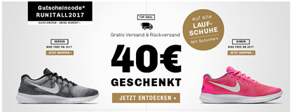 Bild zu My-Sportswear: 40€ Rabatt auf alle Laufschuhe + kostenlose Lieferung