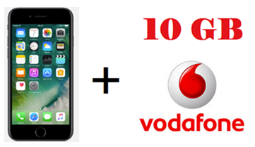 Bild zu [für junge Leute + Minderjährige] Vodafone mit 10GB LTE Datenflat, SMS- und Sprachflat, EU Flat für 44,99€/Monat inkl. iPhone 7 für einmalig 1€