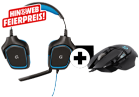 Bild zu [Top] LOGITECH G430 (inkl. G502 Gaming-Maus) Gaming Headset für 68€ (Vergleich: 106,70€)