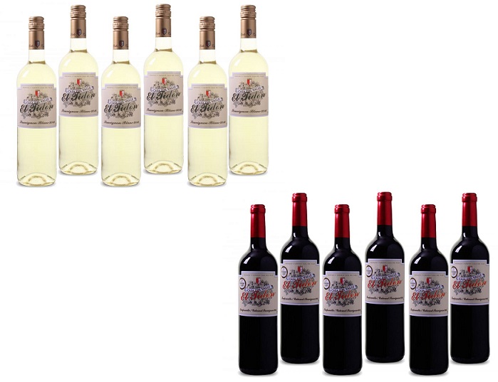 Bild zu Weinvorteil: 6 Flaschen VdT Castilla Casa del Valle El Tidón Sauvignon Blanc oder Tempranillo Cabernet Sauvignon für 19,99€