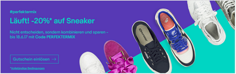 Bild zu eBay: 20% Rabatt auf Sneaker (bei Bezahlung per PayPal)