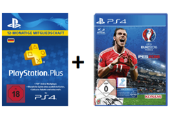 Bild zu PlayStation Plus Card 12 Monate (für deutsche SEN-Konten) + UEFA Euro 2016 – PlayStation 4 für 34,99€