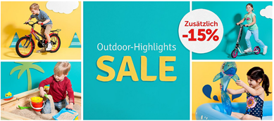 Bild zu MyToys: Outdoor-Sale mit 15% Extra Rabatt (ab 39€ MBW)