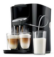 Bild zu Senseo HD7855/50 Latte Duo Kaffeepadmaschine schwarz für 119€