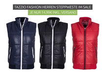 Bild zu Tazzio Fashion Herren Steppwesten für je 14,99€