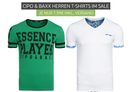 Bild zu Outlet46: verschiedene Cipo & Baxx Herren T-Shirts für je 7,99€