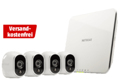 Bild zu Netgear Arlo VMS3430 Sicherheitssystem mit 4 Kameras für 399€ (Vergleich: 498,08€)
