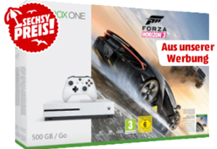 Bild zu MICROSOFT Xbox One S 500GB Konsole mit Forza Horizon 3, Fifa 17 oder Battlefield 1 für je 186€
