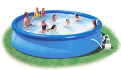 Bild zu Intex Quick Up Pool mit Filterpumpe 457x 84 cm für 84,99€ (nur bei PayPal-Zahlung)