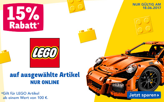 Bild zu Toys”R”Us: 15% Rabatt auf ausgewählte Lego Artikel