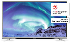 Bild zu SHARP LC-55CUF8472 139,7 cm (55 Zoll) 4K Ultra-HD Smart Fernseher (Triple Tuner DVB-T/T2HD, DVB-S/S2, DVB-C, HEVC H.265) [Energieklasse a] für 477,00€