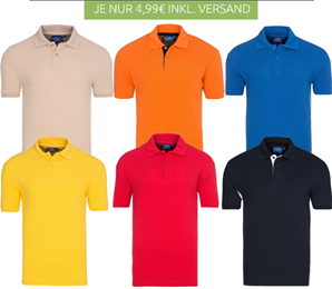 Bild zu No Problem Polo-Shirts für je 4,99€ inklusive Versand