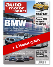 Bild zu Jahresabo (26 Ausgaben) “auto motor und sport” für 107,90€ + 90€ Amazon.de Gutschein als Prämie