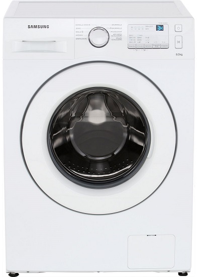 Bild zu Waschmaschine Samsung WW80J3473KW/EG mit 8 kg Fassungsvermögen (A+++) für 284€