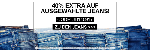 Bild zu Jeans Direct: 40% Rabatt auf ausgewählte Jeans (ab 40€) Dank Gutschein