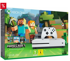 Bild zu Xbox One S 500GB + Minecraft (DLC) für 189,99€ (Neukunden 174,99€)