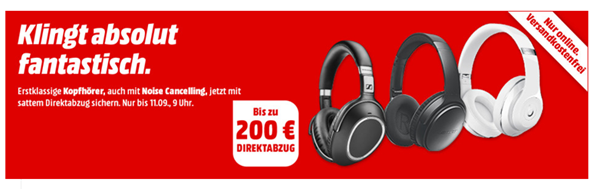 Bild zu [Top] MediaMarkt: viele Kopfhörer stark vergünstigt, so z.B. Bose QuietComfort 35 für 205€ (Vergleich: 299€)
