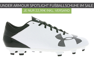 Bild zu UNDER ARMOUR Spotlight DL FG Fußballschuhe Weiß für 22,99€