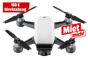 Bild zu MediaMarkt: DJI Spark Alpine White Drohne für 449€ (Vergleich: 516,90€)