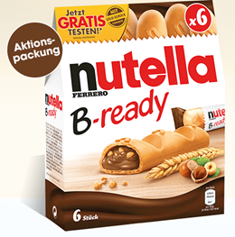 Bild zu Kostenlos: nutella B-ready gratis testen