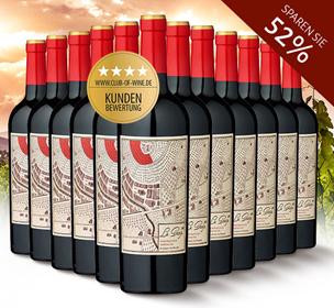 Bild zu 12 Flaschen Rotwein 2016er La Granja für 39,60€ inklusive Versand