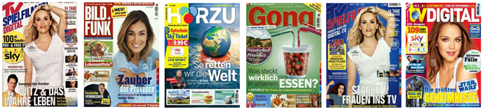 Bild zu Deutsche Post Leserservice: TV Zeitschriften mit bis zu 105€ Prämie, so z.B. Hörzu für 109,40€ inkl. 105€ Prämie