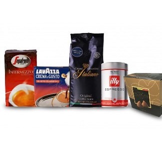 Bild zu Kaffeevorteil: Probierpaket mit verschiedenen Kaffeebohnen (3,25 kg) und einer Tafel Schokolade für 46,99€