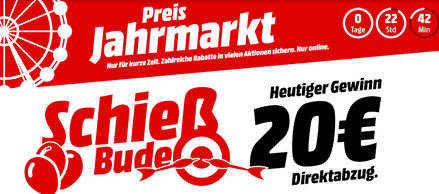 Bild zu MediaMarkt “Preis Jahrmarkt” geht weiter – heute 20€ Direktabzug auf viele Artikel