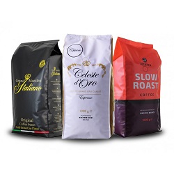 Bild zu Kaffeevorteil: Probierpaket mit drei verschiedenen Kaffeebohnen (je 1kg) für 29,99€